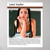 Poster Lenie Vacher - Star Academy 2023 (Voorkant)