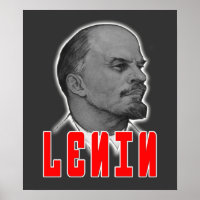 Poster lenin profiel