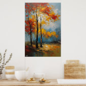 Poster | Lente | Olieverfstijl (Keuken)