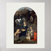 POSTER : Leonardo da Vinci : VIRGIN VAN DE ROCKS (Voorkant)