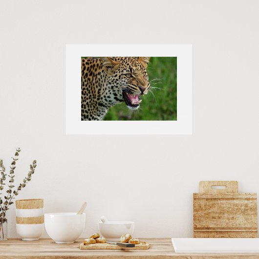 Poster Leopard (Keuken)
