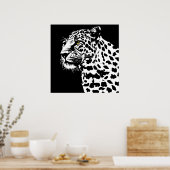 Poster leopard (Keuken)