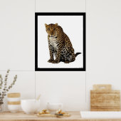 Poster leopard (Keuken)