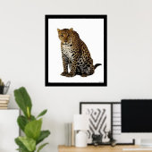 Poster leopard (Thuiskantoor)