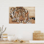 Poster leopard (Keuken)