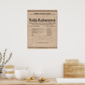 Poster - Leoš Janáček Opera Káťa Kabanová (Keuken)