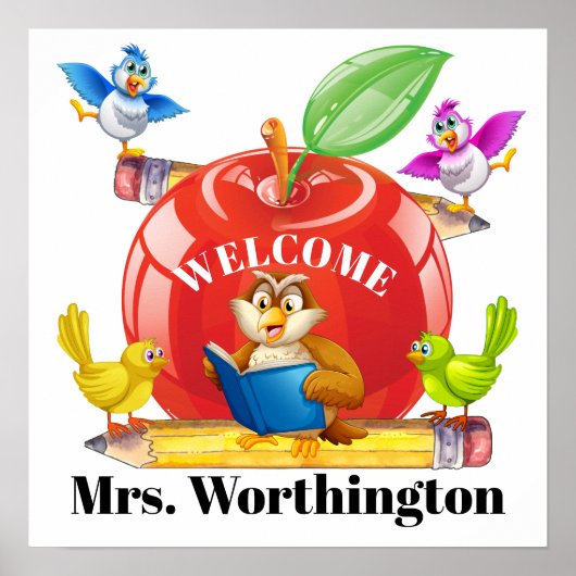 Poster leraar (Voorkant)