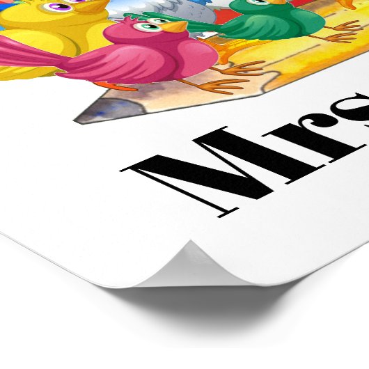 Poster leraar (Hoek)