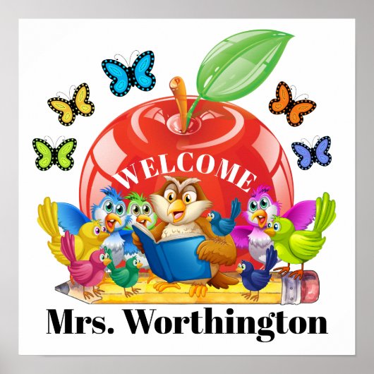 Poster leraar (Voorkant)