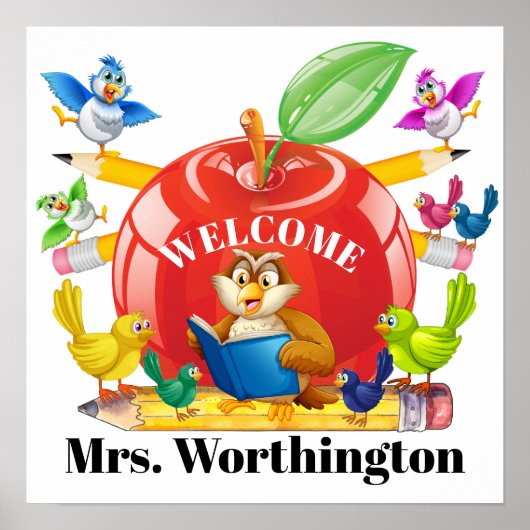 Poster leraar (Voorkant)