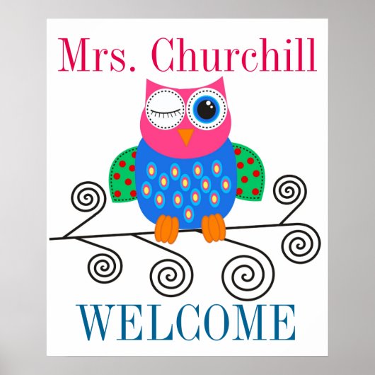 Poster leraar (Voorkant)