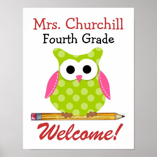 Poster leraar - SRF (Voorkant)