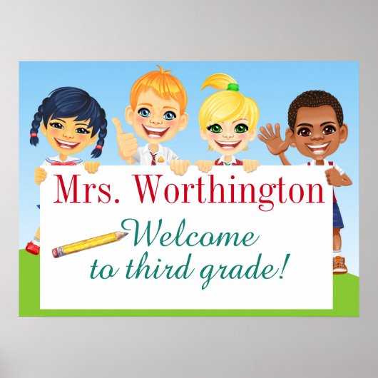 Poster leraar - SRF (Voorkant)