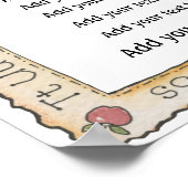 Poster leraar - SRF (Hoek)