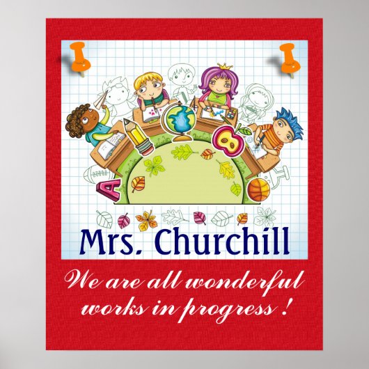 Poster leraar - SRF (Voorkant)