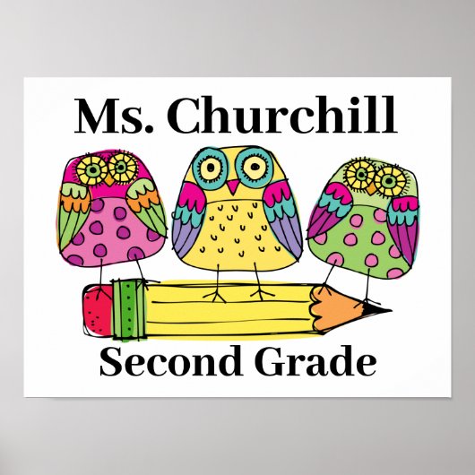 Poster leraar - SRF (Voorkant)