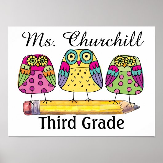 Poster leraar - SRF (Voorkant)