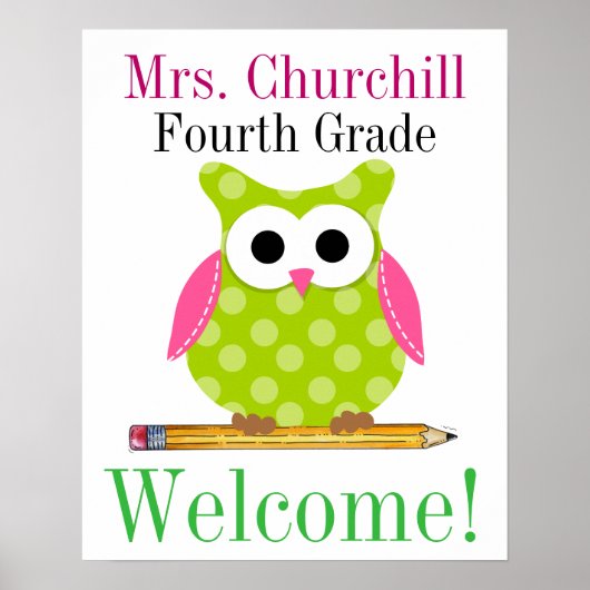 Poster leraar - SRF (Voorkant)