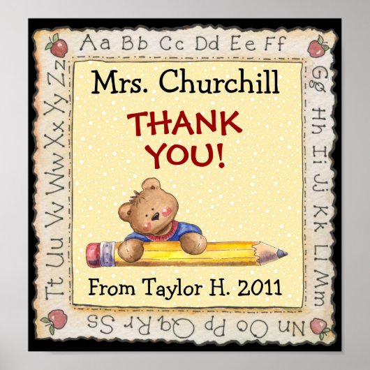 Poster leraar - SRF (Voorkant)