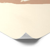 Poster, Les toilettes du chat bruine kat Poster (Hoek)