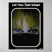 poster "Les Yeux Sans Visage" (Voorkant)