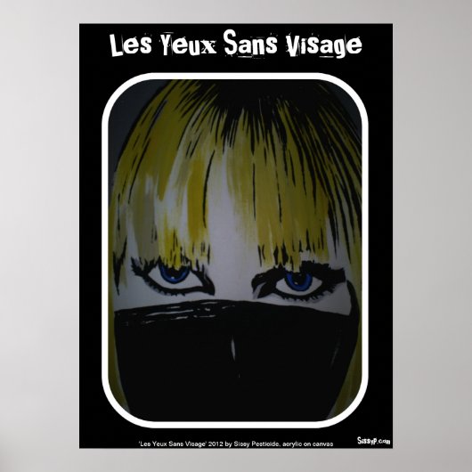 poster "Les Yeux Sans Visage" (Voorkant)