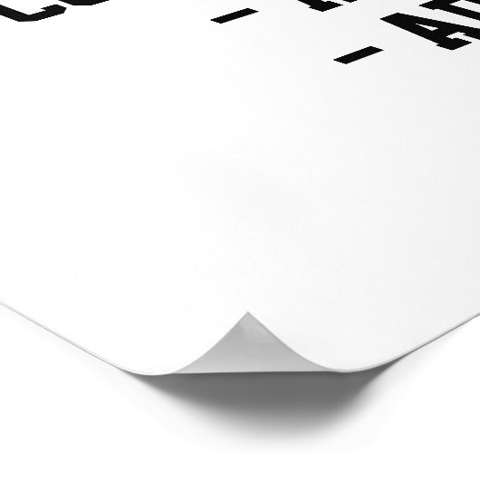 Poster leslokaal regels automatisch racen - SRF (Hoek)