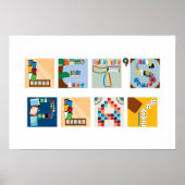 poster "Let s Play"-spelregel (Voorkant)