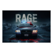 Poster Lettertype Rage (Voorkant)