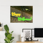 Poster Leucauge Orb Weaver Halloween (Thuiskantoor)