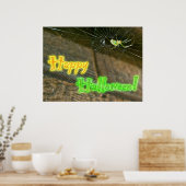 Poster Leucauge Orb Weaver Halloween (Keuken)