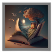 Poster Leven bij lezen (Voorkant)