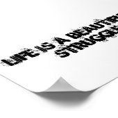 Poster levensquote (Hoek)