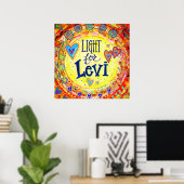 poster "Licht voor Levi" (Thuiskantoor)
