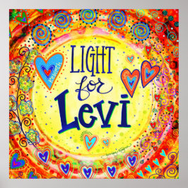 poster "Licht voor Levi"