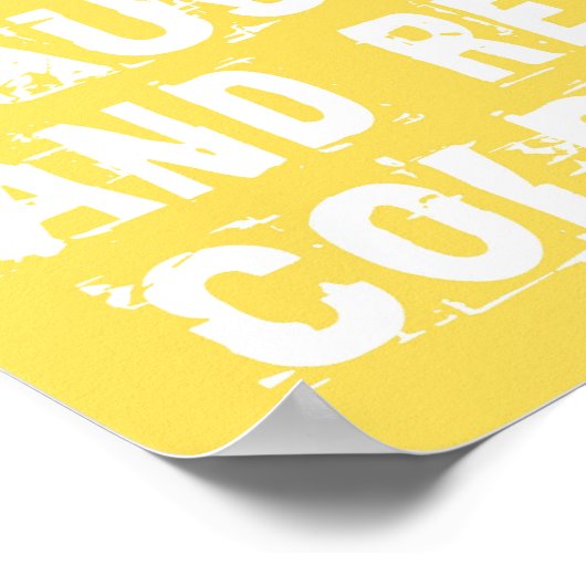 Poster Liefde en koude bier (Hoek)