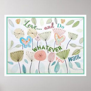 Poster Liefde en Respect Wisdom Quote