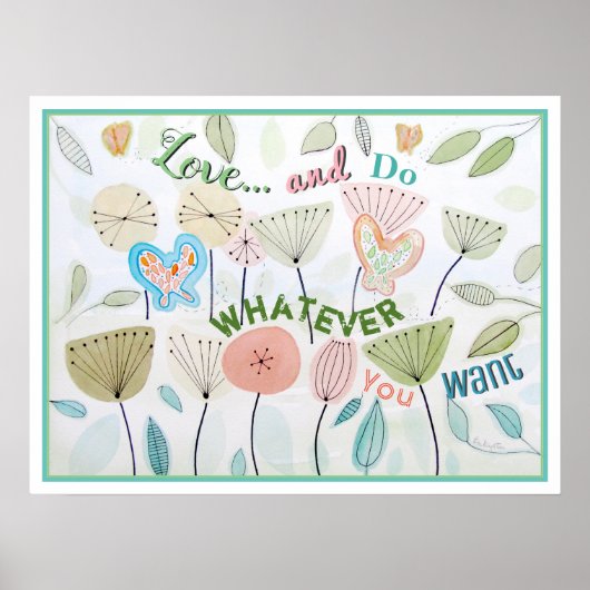 Poster Liefde en Respect Wisdom Quote (Voorkant)