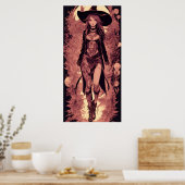 Póster Lienzo -kunst digitale magie donker Poster (Keuken)