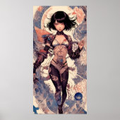 Póster Lienzo -kunstmeisje Poster (Voorkant)