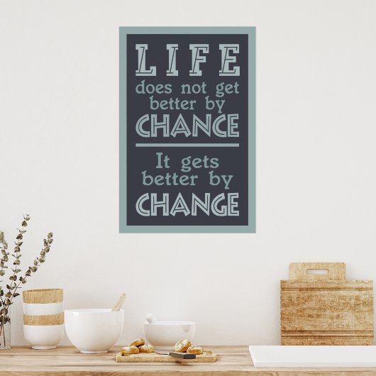 POSTER LIFE CHANGE (Keuken)