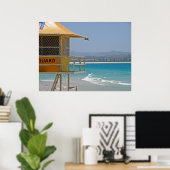 Poster Lifeguard Tower Coolangatta Qld Australia (Thuiskantoor)