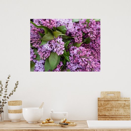 POSTER - Lilacs in Spring- Frankrijk (Keuken)