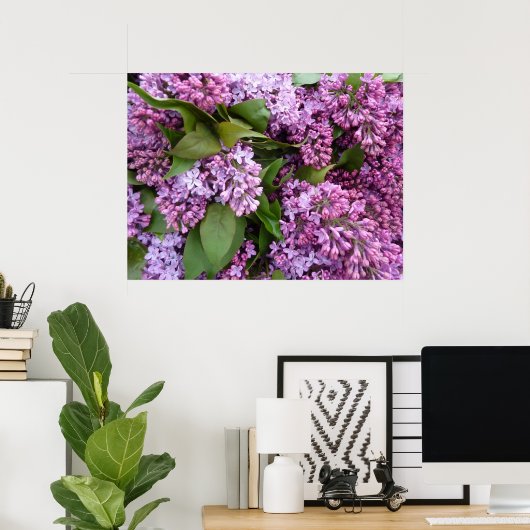 POSTER - Lilacs in Spring- Frankrijk (Thuiskantoor)