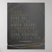 Poster Lin-Manuel Miranda Quote
