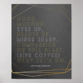Poster Lin-Manuel Miranda Quote
