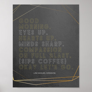 Poster Lin-Manuel Miranda Quote