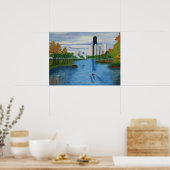 Poster "Lincoln Park - Chicago" 24 x 18 inch (Keuken)