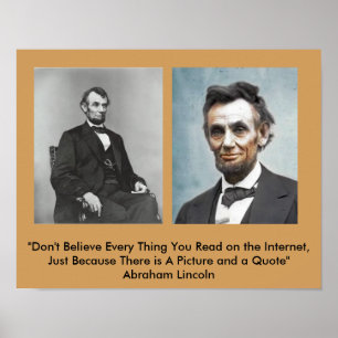 Poster Lincoln Quote?