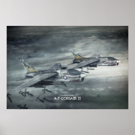Poster Ling-Temco-Vuurde A-7 Corsair II